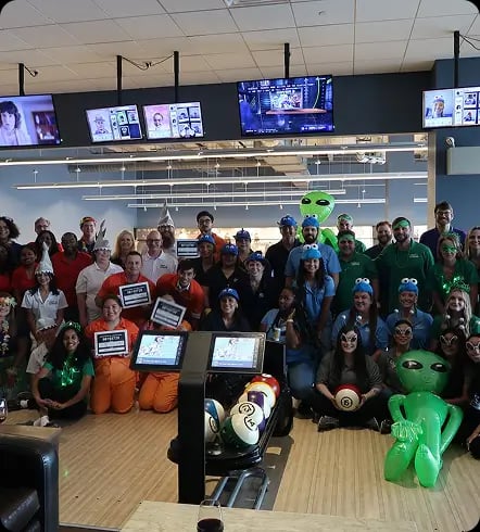 Out of this world:<br /> Bowling night